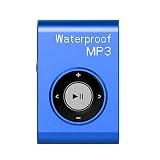 GZLMMY 防水 MP3 プレーヤー 8GB内蔵ミニ 水泳 スポーツ ランニング ライディング HiFi ステレオ 音楽プレーヤー MP3 ウォークマン FMラジオ & シャッフル機能 付き (青)
