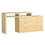 arne テレビ台 チェスト 完成品 伸縮 コーナー ハイタイプ 引出し付き リビング T+D 105チェスト ナチュラル