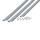 m-d建築製品01438 36-inch by 84-inchフラットプロファイルドアわき柱weather-stripキットwith Screws