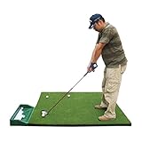 ゴルフ練習場3Dパッド練習スイング室内練習ブランケットトレーニングマット（1.5 * 1.5M）