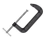 TEKTON 4031 8-Inch Malleable Iron C-Clamp, 8-Inch Jaw Opening, 3-3/8-Inch Throat Depth [並行輸入品]