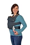 Marsupi Compact Front and Hip Baby Carrier in Charcoal by Marsupi