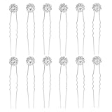 ラインストーンピン (シルバー)