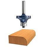 Bosch 85297M 1/2-Inch Diameter 53/64-Inch Cut Carbide Tipped Roundover Router Bit 1/4-Inch Shank Wit