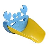 手洗い補助パーツ 蛇口延長パーツ 子ども用 可愛い 便利 安全 (ブルー)