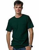ヘインズ メンズ コットン 半袖 Beefy Tシャツ ポケット付き US サイズ: S カラー: グリーン