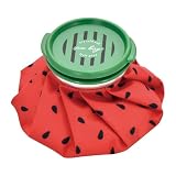 スイカ アイスバッグ (S) 氷嚢 氷のう RED 約Φ140 パッケージ /W105×D25×H160mm A689RD