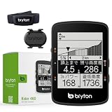 ブライトン(Bryton) Rider 460D サイクルコンピューター サイコン 自転車用ルートナビ GPS搭載 2.6 インチ ディスプレイ 無線 ブルートゥース ANT+対応 (Rider 460（ケイデンス・心拍センサー付属）)