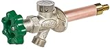 Prier p-164 X 14 14インチ四半期Turn anti-siphon壁栓ソフトグリップハンドルと1 / 2インチ圧着Pex