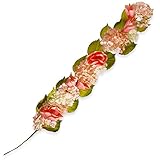 Nationalツリー会社48で。人工ローズとアジサイガーランド グリーン RAS-HYX0643-1