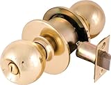 Legend 809267 Grade 2 Heavy Duty Residential, Ball Style Door Knob Privacy Bed and Bath Lockset, US3