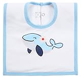 Plus Nao(プラスナオ) よだれかけ ベビー スタイ 赤ちゃん 小物 動物 防水 四角 アニマル ぞう パンダ くま イヌ きりん きつね フラワー - E