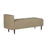 arne ベンチソファ 背もたれ無し ベンチチェアー 長椅子 片肘付き イス ダイニング 2人掛け 布張り Baggy SA 2×5 ブラウン