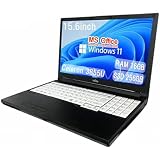 【整備済み品】富士通 ノートPC A576/ 15.6型/ 10キー /3855U /Win11 Pro/MS Office H&B 2019 /wajunのWIFI/Bluetooth/16GB/256GB SSD