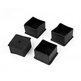 uxcell　家具脚ピタキャップ　継ぐ脚ワッシャ　滑り止め　フートカバープロテクター　40*40mm　4個