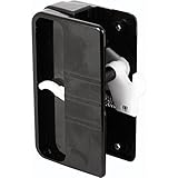 Slide-Co 122078 Screen Door Latch and Pull, Extended, Black Plastic [並行輸入品]