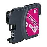 エコリカ ブラザー LC11M対応リサイクルインク 通常容量 マゼンタ/染料 DCP-535CN/595CN/J515N/J715N/MFC-6490CN/670CD/675CD/6890CN/695CD/735CD/930CD/935CD/J615N/J700D/J800D/J805D/J850D/J855D/J950D 残量表示対応 封筒パッケージ【Amazon.co.jp限定】