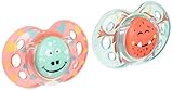 Tommee Tippee Closer To Nature Fun Pacifier 18-36 Months 2 Count (Colors will vary) [並行輸入品]