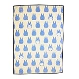 丸眞 毛布 ジブリ となりのトトロ 中トトロ 中トトロシルエット ブランケット ポリエステルマイヤー かわいい ふわふわ おしゃれ 防寒グッズ 1125015100