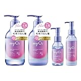 myO2 マイ・オーツー ディープモイスト ボトルセット シャンプー トリートメント ヘアオイル ヘアミルク (シャントリ+ヘアオイル、ヘアミルク)