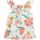 Carter's(カーターズ) フローラルラッフルタンク アイボリー トップス半袖Tシャツ 3歳【並行輸入】