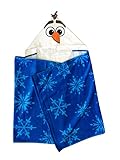 Disney Frozen Olaf雪だるまフード付きタオルラップfor Bathまたはプール