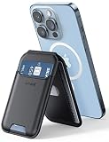 MagSafe対応 カード ケース Lamicall 3枚収納 スタンド機能 マグセーフ ウォレット カードケース マグネット ホルダー カード収納 カード入れ スマホ スタンド 角度調整 財布 ブラック