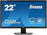 iiyama モニター ディスプレイ E2282HD-B1 (21.5インチ/フルHD/TN/D-sub,DVI-D/3年保証)