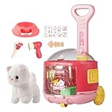 犬 猫 動く ぬいぐるみ ロボット犬 電子おもちゃ おままごと 一緒に お散歩 わんちゃん ごっこ遊び ペット飼う お世話 像力育ち 知育玩具 萌えグッズ クリスマス プレゼント