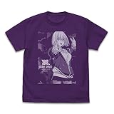 コスパ SSSS.GRIDMAN 新条アカネ エフェクトビジュアルTシャツ PURPLE XLサイズ