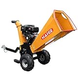 HAIGE 【営業所止め発送】 ウッドチッパー 業務用 粉砕機 二枚刃 エンジン式 4サイクル 15馬力 HG-15HP-GGS