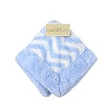 Koala Baby Security Blanket - Blue Chevron [並行輸入品]