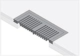 Moldings Online Shaw Gunstock Collection: Family Reunion Red Oak Flush Mount Vent, Length: 12" [並行輸入
