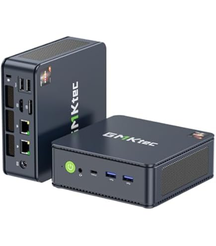 GMKtec Mini PC Gaming, M7 Pro AMD Ryzen 9 PRO 6950H (8C/16T