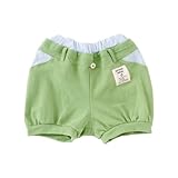 (チャックル) chuckle *ボンシュシュ*かぼちゃパンツ【ショートパンツ】 グリーン 80cm P3212-80-70