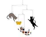 twelvetone（トゥエルブトーン）モビール フライングキャット（猫）