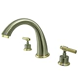 キングストン真鍮ks236 MLミラノローマの浴槽フィラー 8-Inch Adjustable Center KS2369ML