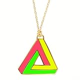 Yellow Owl Workshop イエローオウル おしゃれなロングネックレス ゴールドチェーン 三角型 Neon Triangle ペンダント