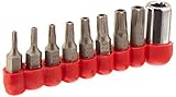 OEMTOOLS 25006 Nine-Piece 1/4 Inch Tamper Resistant Star Bit Set [並行輸入品]
