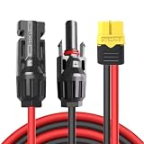 ノーブランド品 XT60ソーラー充電ケーブル3mMC412AWGハイグレードタイプXT60Hエコフロー互換ecoflowBLUETTIAnkerPowerHouseJackeryEnernovaETAALLPOWERS太陽光パネル, XT60MC4-3m