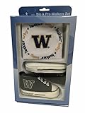 Washington Huskies Baby Fanatic幼児よだれかけ& pre-walker靴ギフトセット