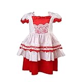 ベビー　子供服　ワンピース　レース　花柄　ふわふわ　キッズドレス　背部がちょう結び　可愛い　プリンセス　女の子　スカート　アリス風　お姫様　洋服　ハロウィン　クリスマス　発表会　旅行　記念日　プレゼン