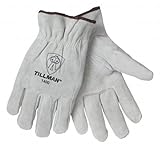 Tillman 1400 White Shoulder Split Cowhide Drivers Gloves, Medium by Tillman