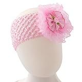 ベビーヘアバンド 花 ピンク 中国製