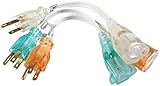 Coleman Cable 6991 Power Strip Liberator, 8-Inch Extension Cord, 3-Pack [並行輸入品]