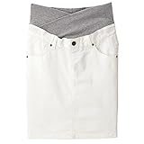 アビックス アルゴヴィア お腹らくちんスカート S オフホワイト ストレッチデニム 355228