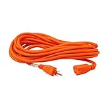 ALEKO® ECOI163G25FT ETL Heavy Duty Indoor/Outdoor 25 Foot Extension Cord SJTW Plug 16/3 Gauge 125 Vo