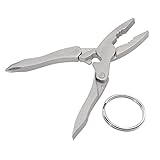 Nice Days(ナイス ディズ)ミニチュアペンチ 多機能 EDCツールドライバー 折り畳み キーリング付き