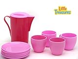 [リトルトレジャー]Little Treasures Sweet Tea Time Kitchen Serving Set from with Children's Petite Pretend Pl