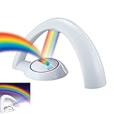 LEDラッキーレインボープロジェクター夜ライトマジックカラーランプfor Kids Romanticライト子供用ガールズギフト( AC / DCアダプター、ギフトとして提供)